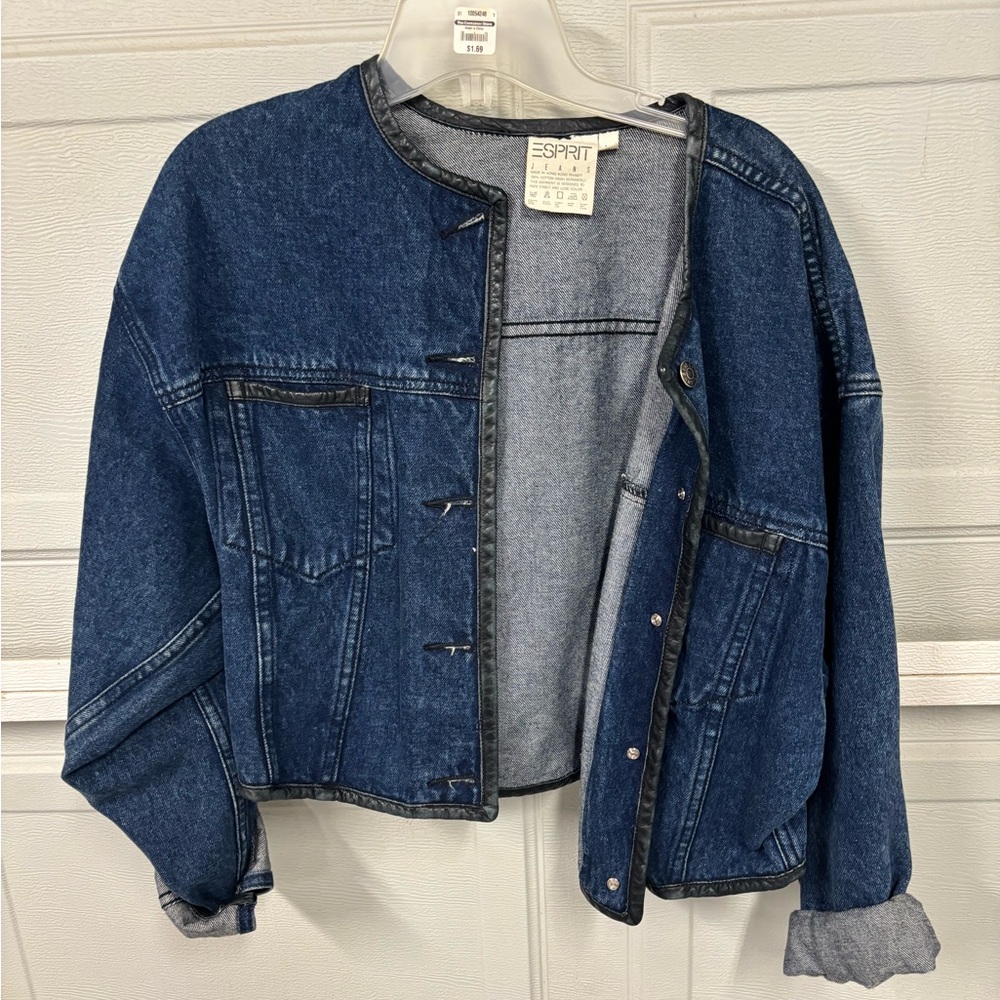 Vintage Esprit Dark Blue Jean Jacket